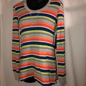 Women’s NWT MNY BRABD Long sleeve striped shirt